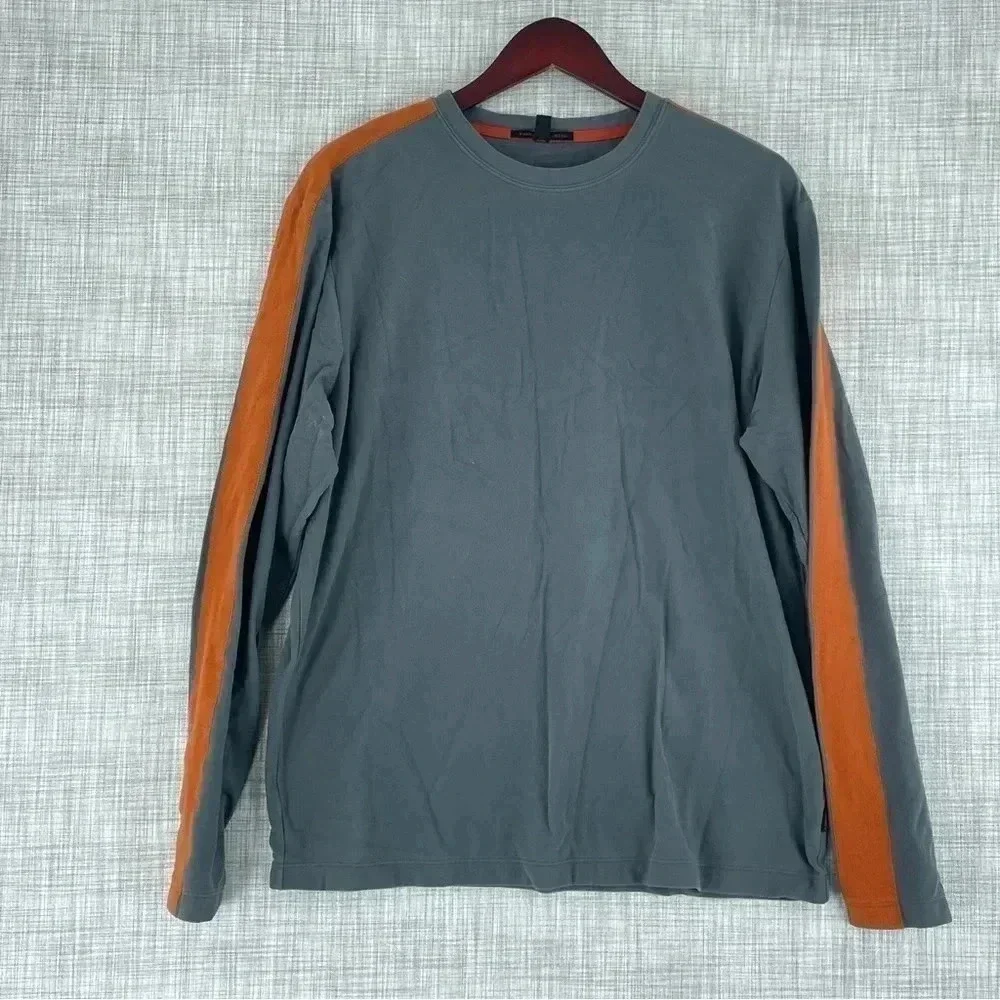 Banana Republic Mens Size L long sleeve fleece shirt 1208